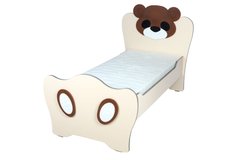 Кровать детская с МДФ накладками Медвежонок 1
